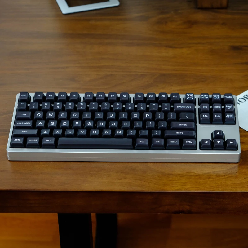 Echome-black Jade Tema Keycap Pbt Dye Subbed Simples Cap Teclado Translúcido Cap SA Perfil Key para Teclado Mecânico - Imagem 2