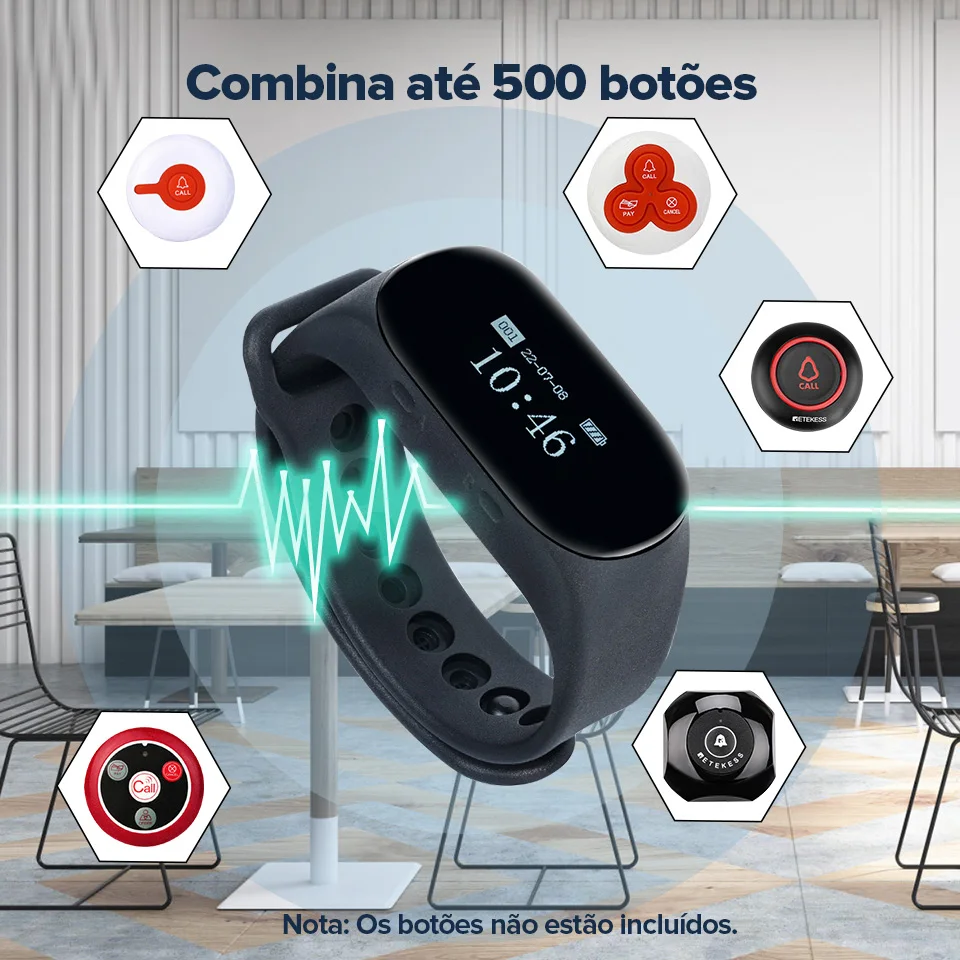Retekess-sem fio garçom chamando sistema, restaurante Pager,