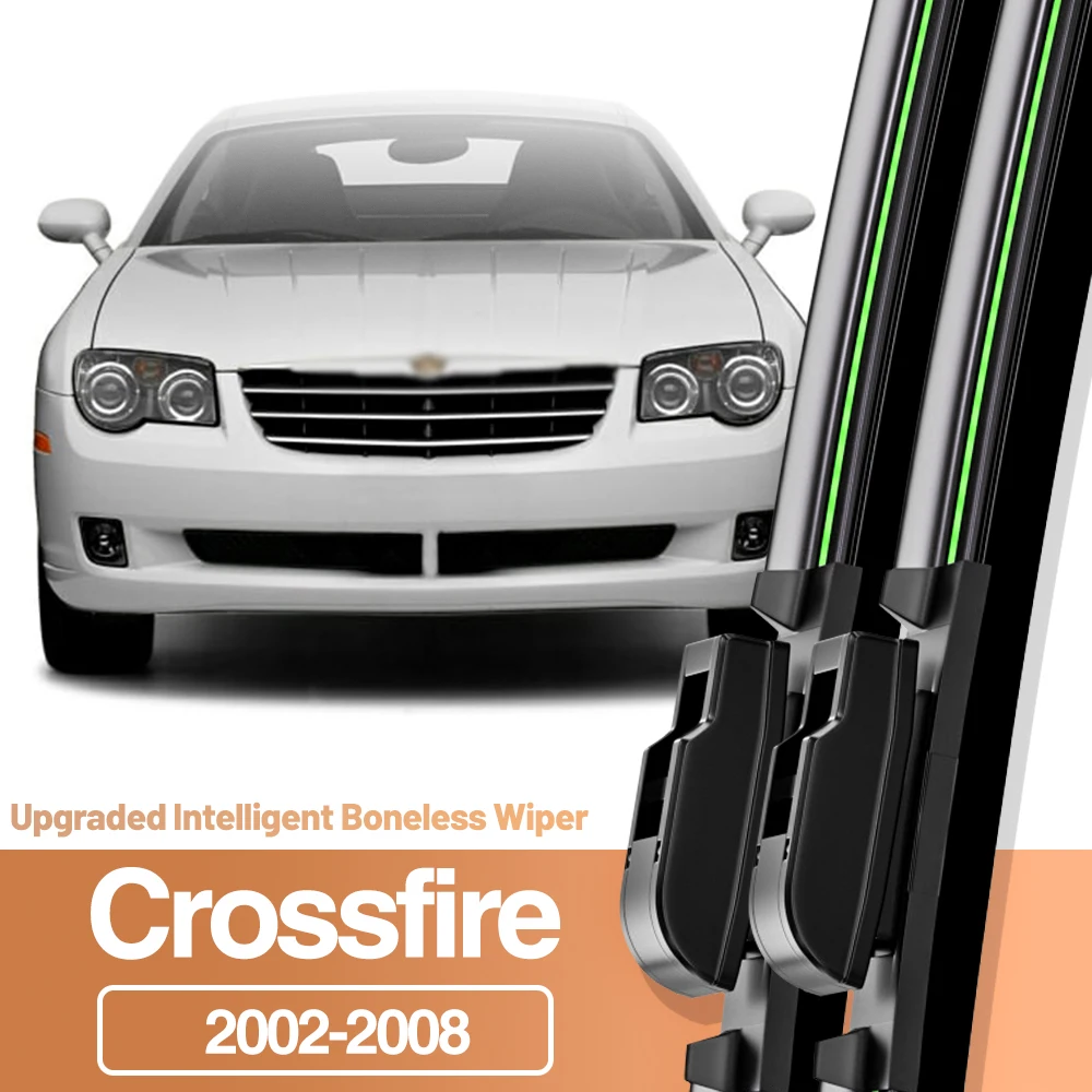 2pcsForChryslerCrossfire20022008FrontWindshieldWiperBlades