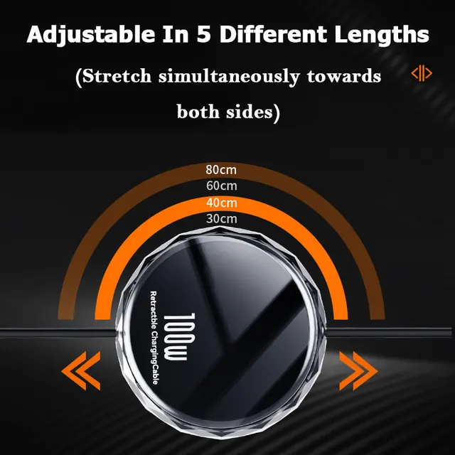3 In 1 100W 6A USB-A to Type C Micro Lightning Fast Charging Data Cable For iPhone Samsung Huawei Android Phone USB Charger Wire 5