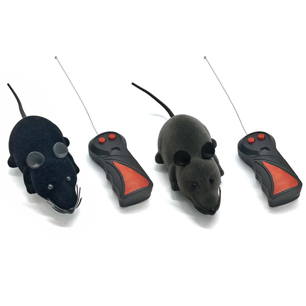 Remote Control Pet Toys Toys Wireless Mice Remote Control False Toy Playing Funny Mouse Soft Kids Electronic Rat Rubber Realistic Pet Supplies remote control dinosaur toys remote control insect toys remote control snake toys