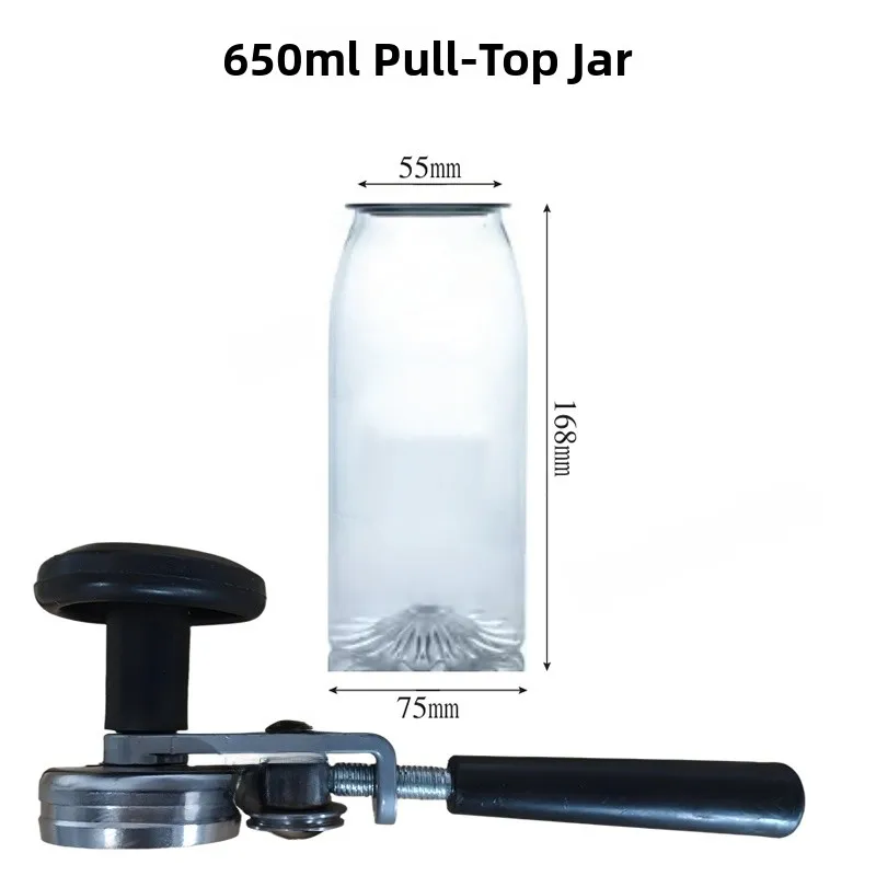 Máquina Manual de Selagem de Latas, Seladora de Latas Plásticas Pequenas, Ferramenta de Cozinha Não Auática, Abridor de La... 14