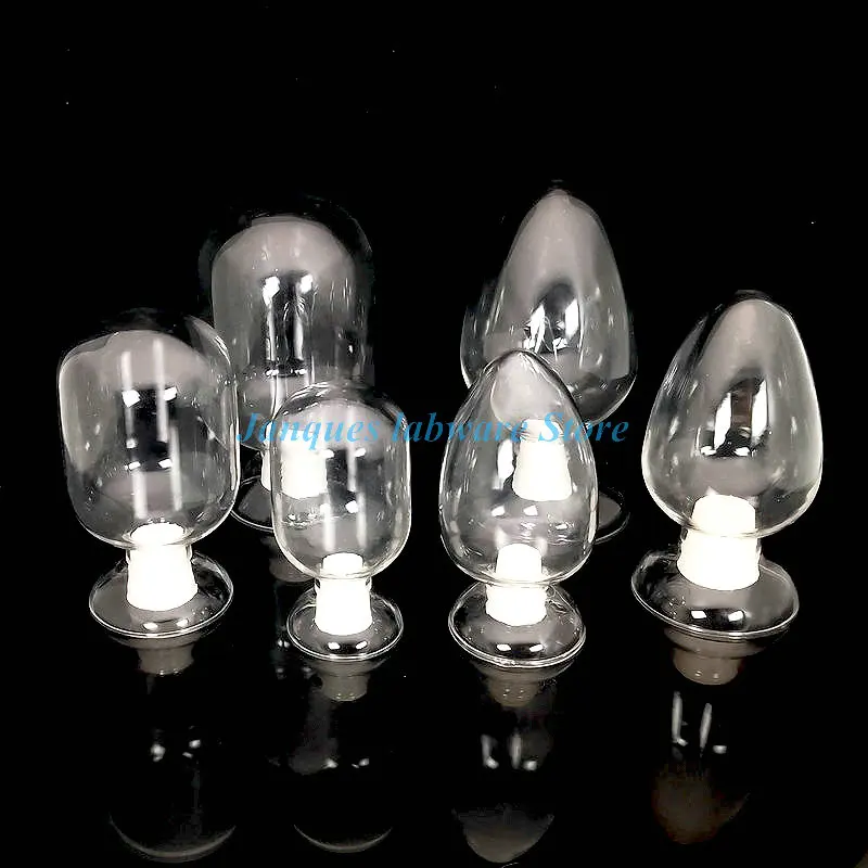 

1pcs 125/250/500ml Glass Sample Bottle, Inverted display bottle with rubber stopper, laboratory Seed/particle display bottle