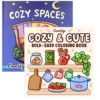 1/2/12Pcs coloring books, Glow cosmetics and Spooky cutie，Glow in the Dark Cosmetics Coloring Book -  Easy Adult Relaxation 6