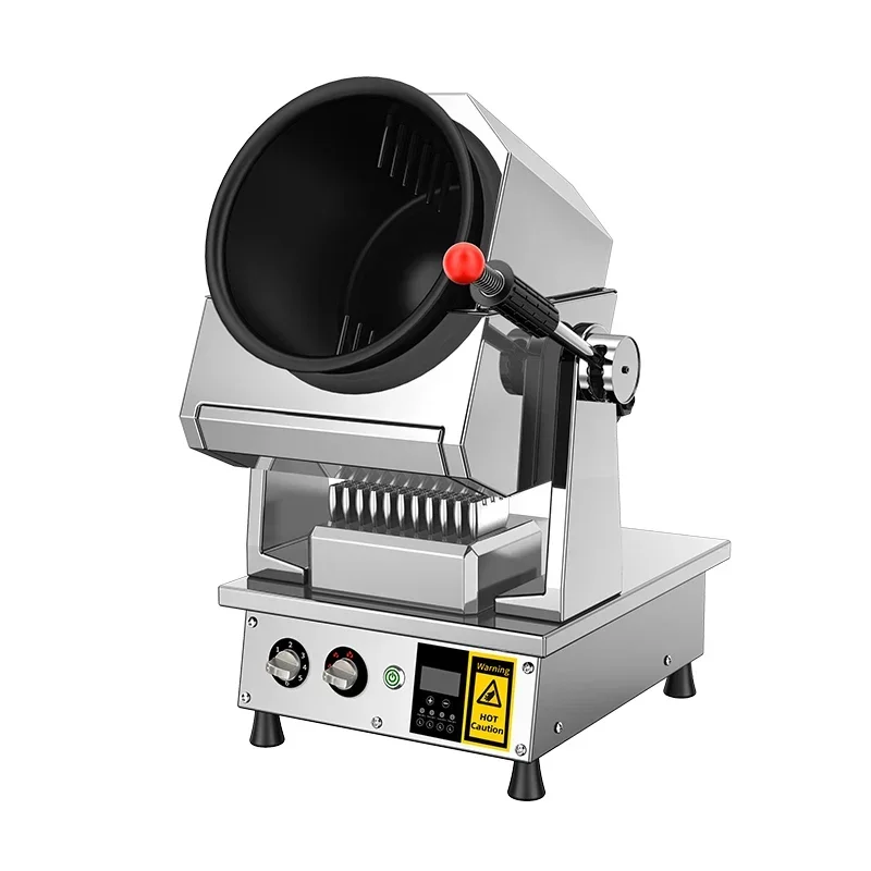 Macchina da cucina automatica wok a gas robot intelligente antiaderente riso fritto ristorante commerciale salta fritta fabbrica di tamburi rotanti - immagine 2