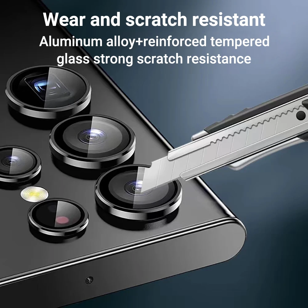 Premium Tempered Glass Camera Lens Protector - Enhanced Protection
