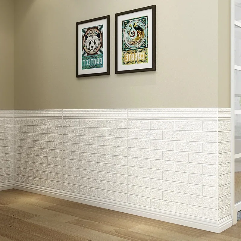 3D Brick Wall Stickers DIY Decor Self-Adhesive Waterproof Wallpaper For Kids Room Bedroom Kitchen Home Wall Decor self adhesive wallpaper self adhesive stickers wall stickers adhesive wallpaper