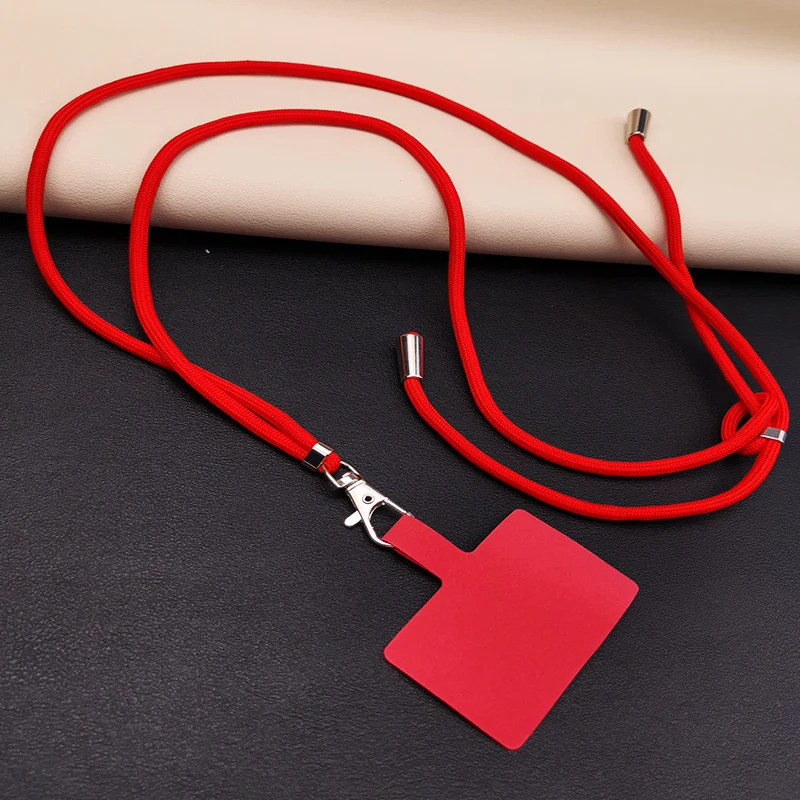 Adjustable Crossbody Phone Lanyard Necklace with Safety Clip