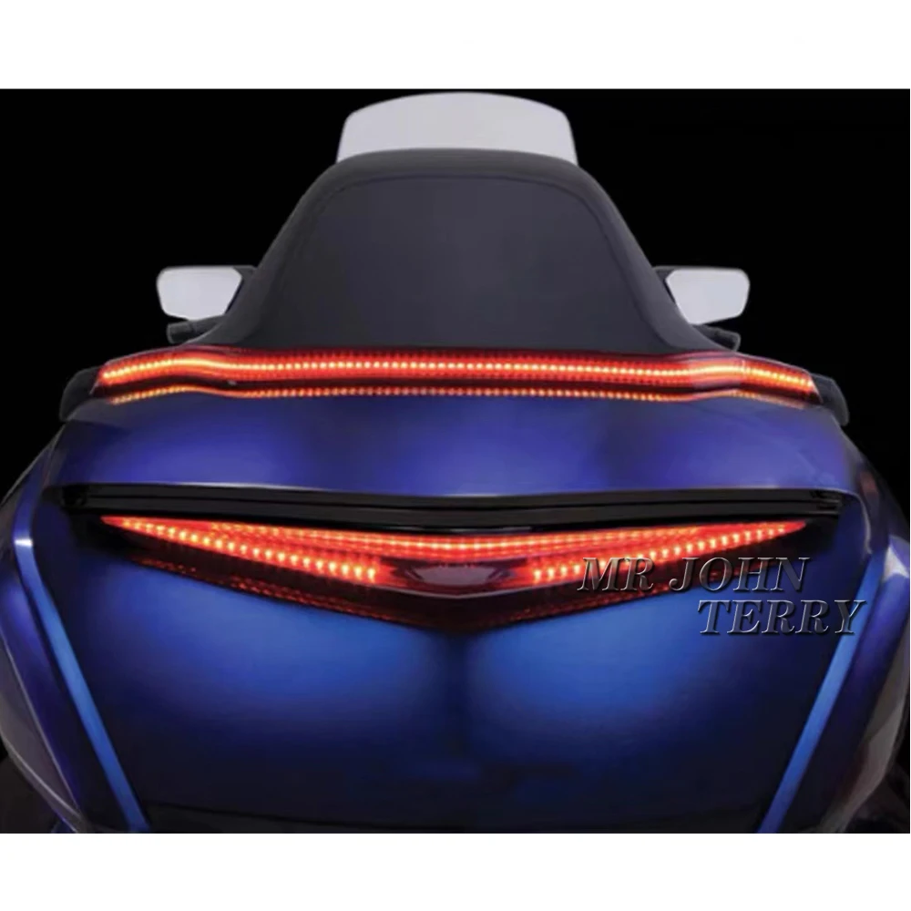 Motorcycle led lights motorcycle accessories Motorcycle top box LED trunk luggage lamp turn signal brake LED light for Honda Gold Wing GL1800 Tour DCT Airbag