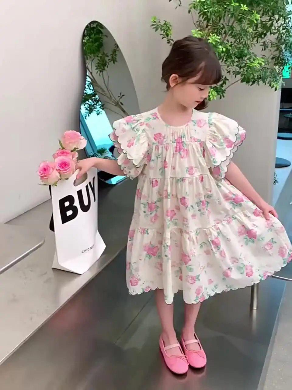 Miipat Meisjesjurk, tule, lange mouwen, kleine kinderen, prinsessenjurk, gestippelde rok voor feest, verjaardag, bruiloft, feestelijk, zwart, 2-3 Jaren