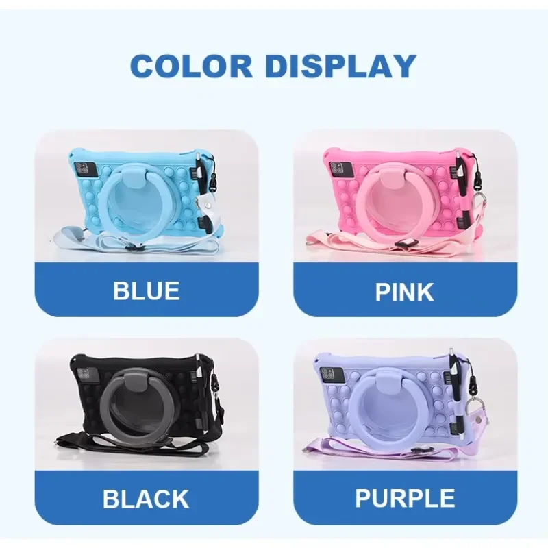 8 Inch Android kids tablet pc for children learning kids' tablets tablette with colorful silicon cases