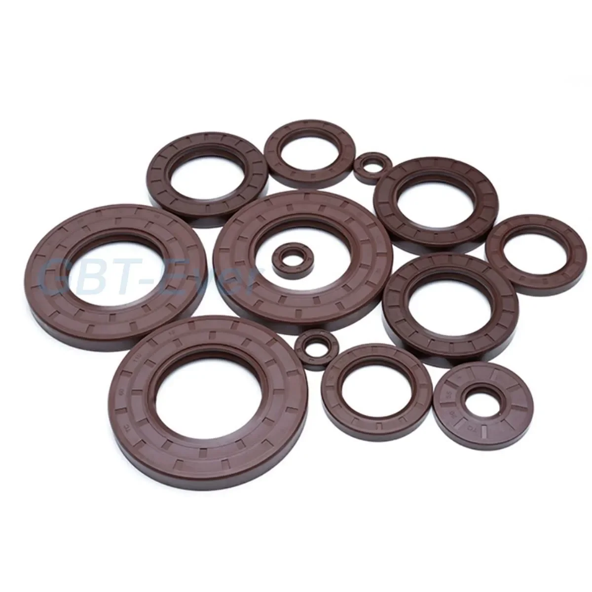 NBR Framework Oil Seal TC Nitrile Rubber Cover Double Lip With Spring For Bearing Shaft,ID*OD*THK 50.5/51/51.9/52/53mm(52x68x9(1pcs