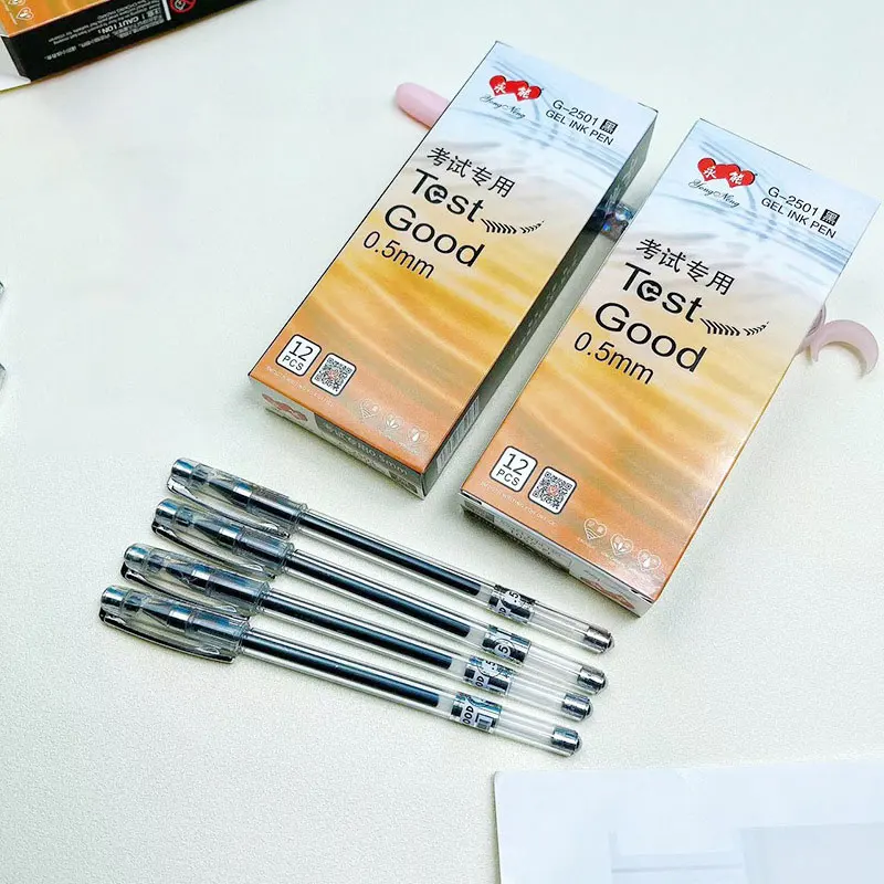 Stylish 12-Piece Gel Pen Set - Perfect for Writing and Office Use