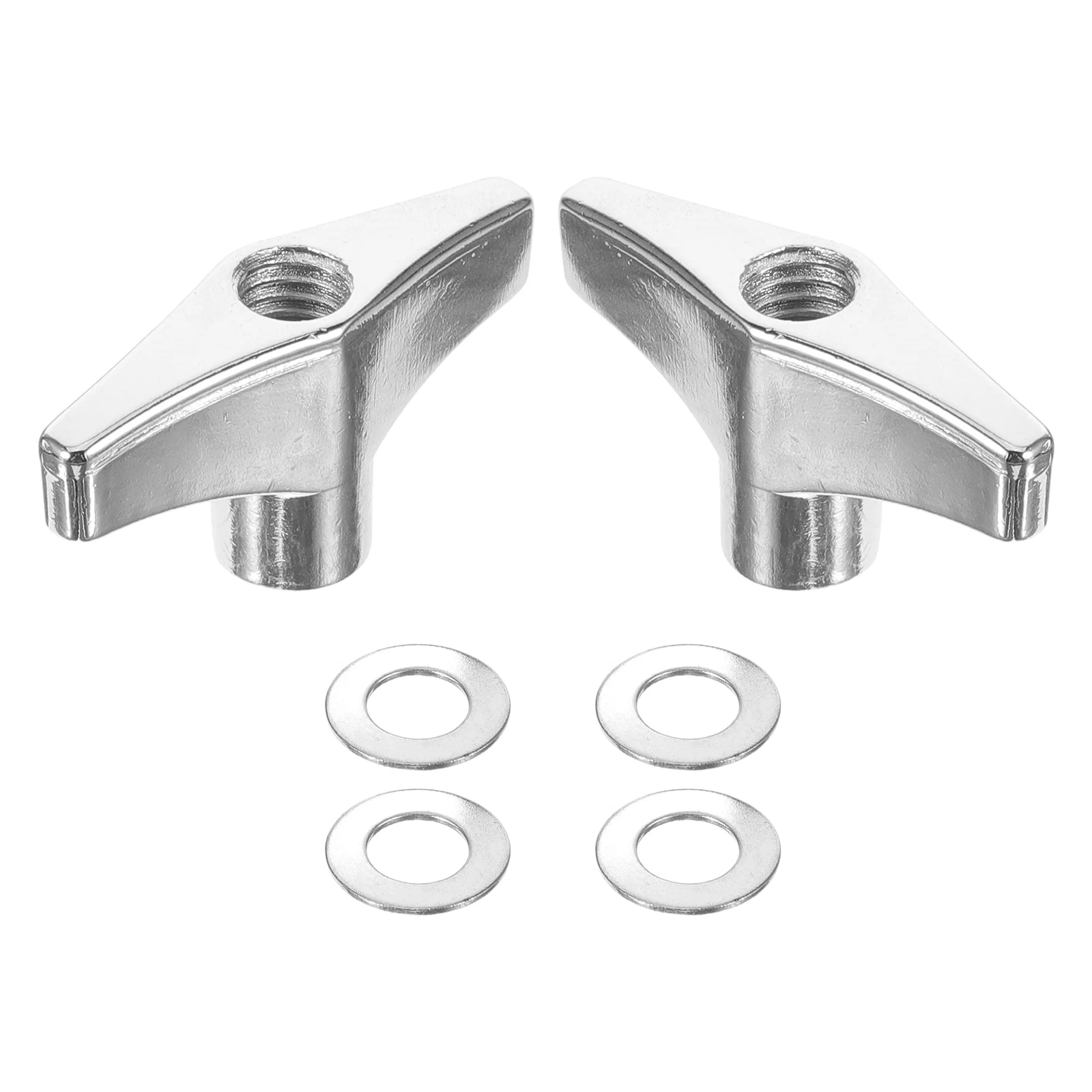 Cymbal Fixing Screw Cap Wiper Mounting Nut Snare Drum Stand Knob Jazz Set Accessories Gasket Hand Tighten Wing Nuts