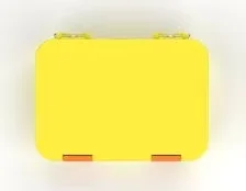 Colorful Kids Bento Lunch Box - BPA-Free, Microwave & Dishwasher Safe with Adjustable Compartments
