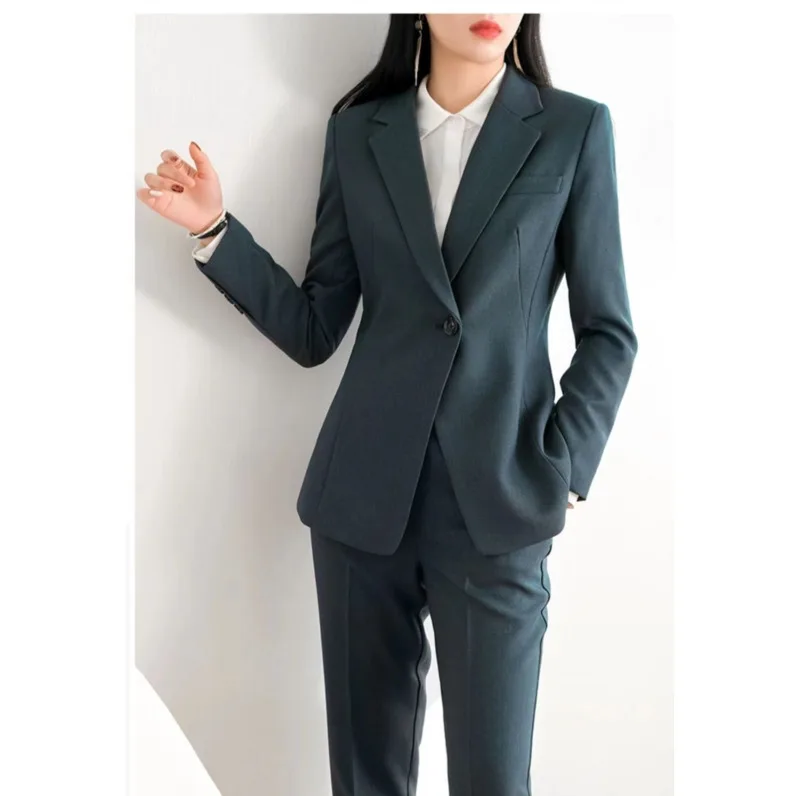 

Advanced Sense Suit For Women Blazer Pants Set In Spring And Autumn Formal For Civil Servants Interview Temperament Work Attire