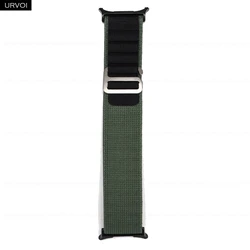 URVOI Nylon Alpine Loop Strap with One - Click G - Hook Fastener - Ultra 47mm (Green black)