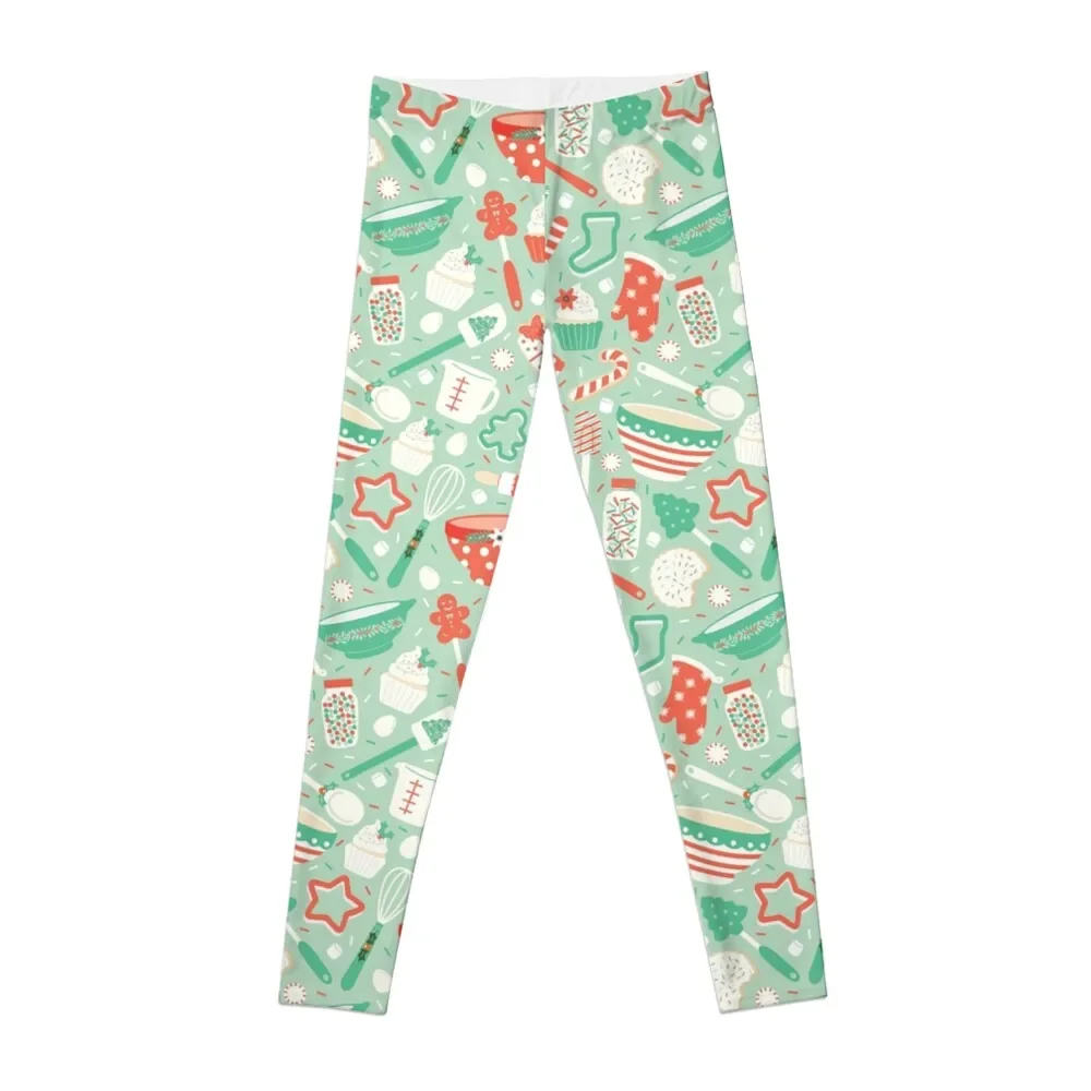 

Christmas Baking Leggings Fitness woman Women's sports Womens Leggings