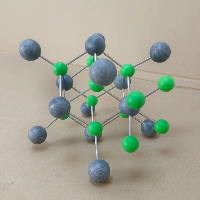 Calcium Fluoride Elementary and High School Chemical Molecular Structure Model Ball and Stick Scale Model Crystal Demonstration