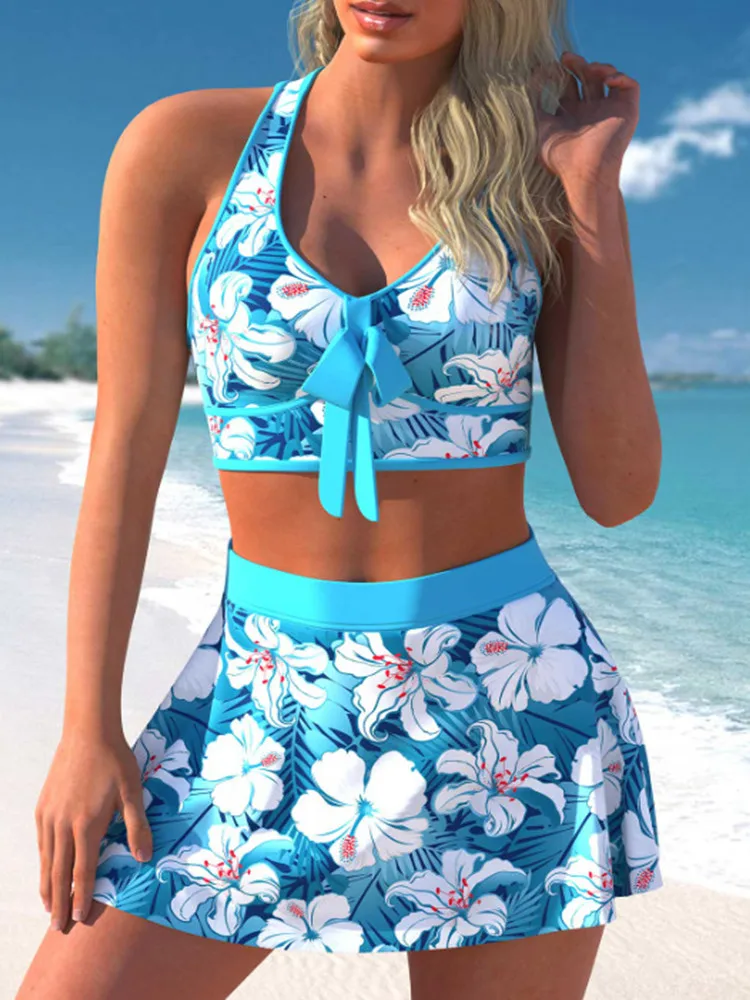 Sexy Bikini Set Swimwear Woman Tankini Women Swimsuit Two-Piece Bathing Suit High Waist Beachwear Biquini Monokini