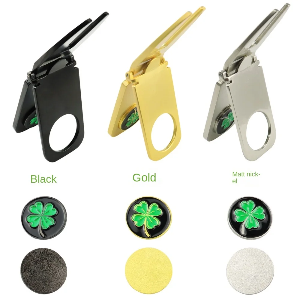 Ball Marker Putting Green Fork Divot Tool 6 in 1 Golf Pitchfork Clover Multipurpose Golf Green Fork Pitch Groove Cleaner