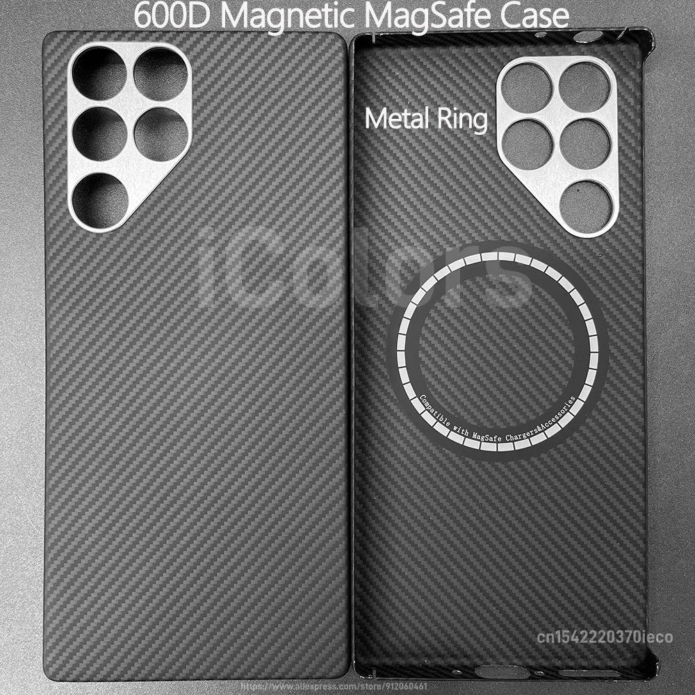 Ultra Slim Aramid Fiber Minimalist Protective Case with Textured Grip
