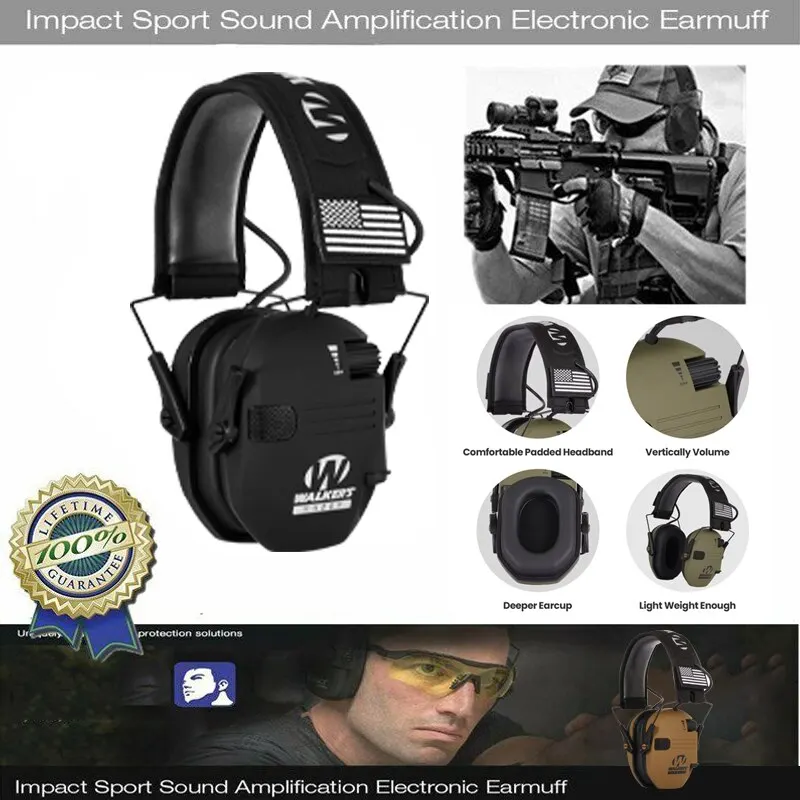 Earmuffs Active Headphones for Shooting Electronic Hearing Protection