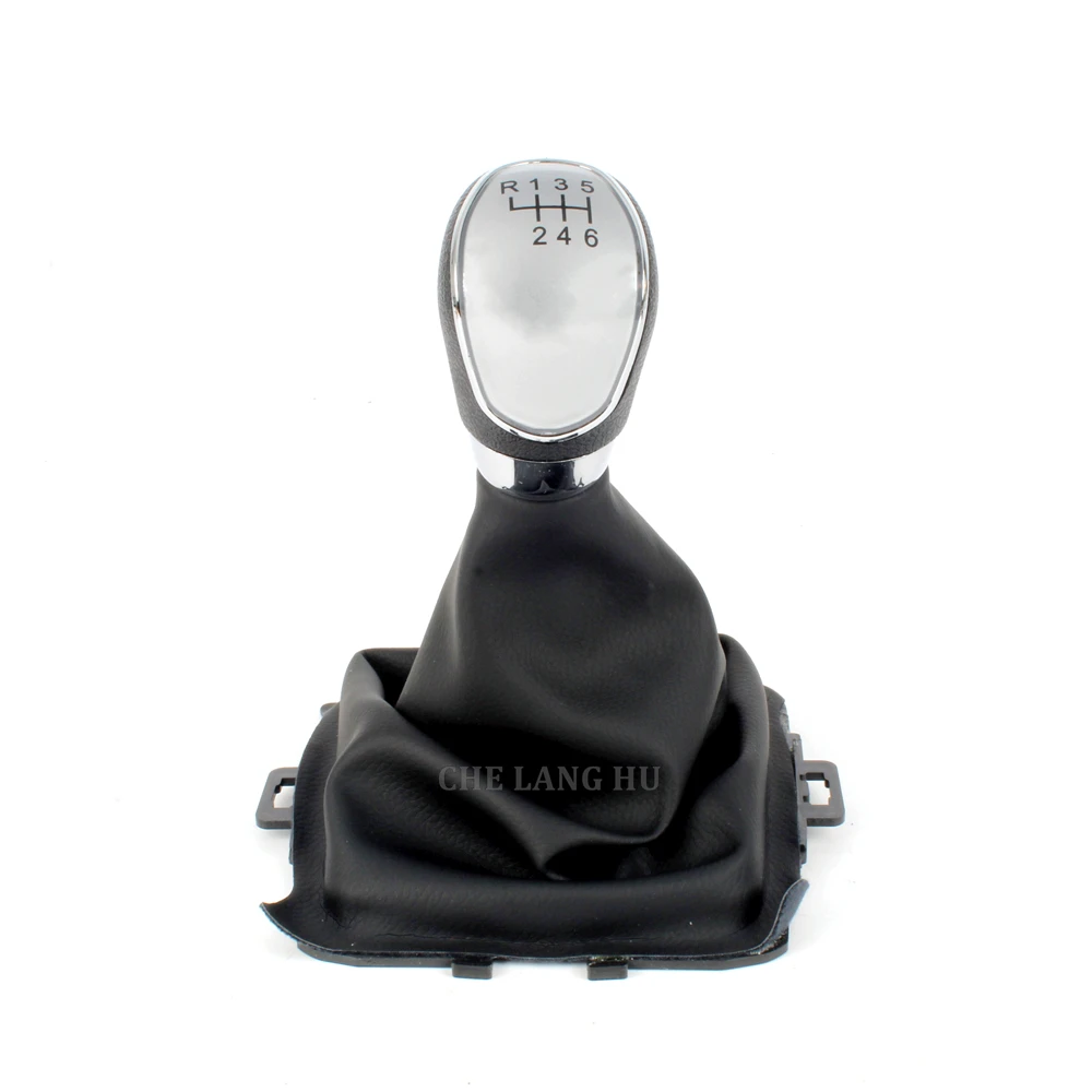 Pomello Del Cambio Universale Con Ghiera Per Ford Fiesta 2008-2012, Manuale 5/6 Marce, Colore: Solo Custodia