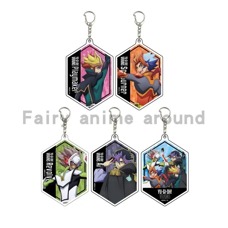 Игра Yu-Gi-Oh! Брелок-кукла vrends с аниме YuGiOh AI Yusaku Fujiki Ryoken Kogami, акриловый брелок-подвеска для подарка Игра Yu-Gi-Oh! Брелок-кукла vrends с аниме YuGiOh AI Yusaku Fujiki Ryoken Kogami, акриловый брелок-подвеска для подарка