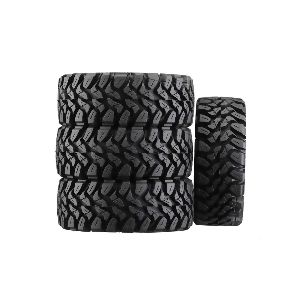 

4 шт. 64 мм 1,33 дюйма супер мягкие шины для 1/18 1/24 радиоуправляемых автомобилей Axial SCX24 AX24 TRX4M FMS FCX24