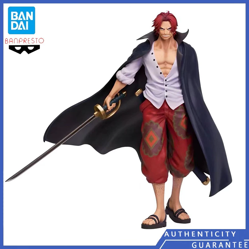 

[In Stock] Bandai Banpresto Ichiban Kuji One Piece Shanks Anime Characters Collectible Model Toys Ornaments Gifts for Men