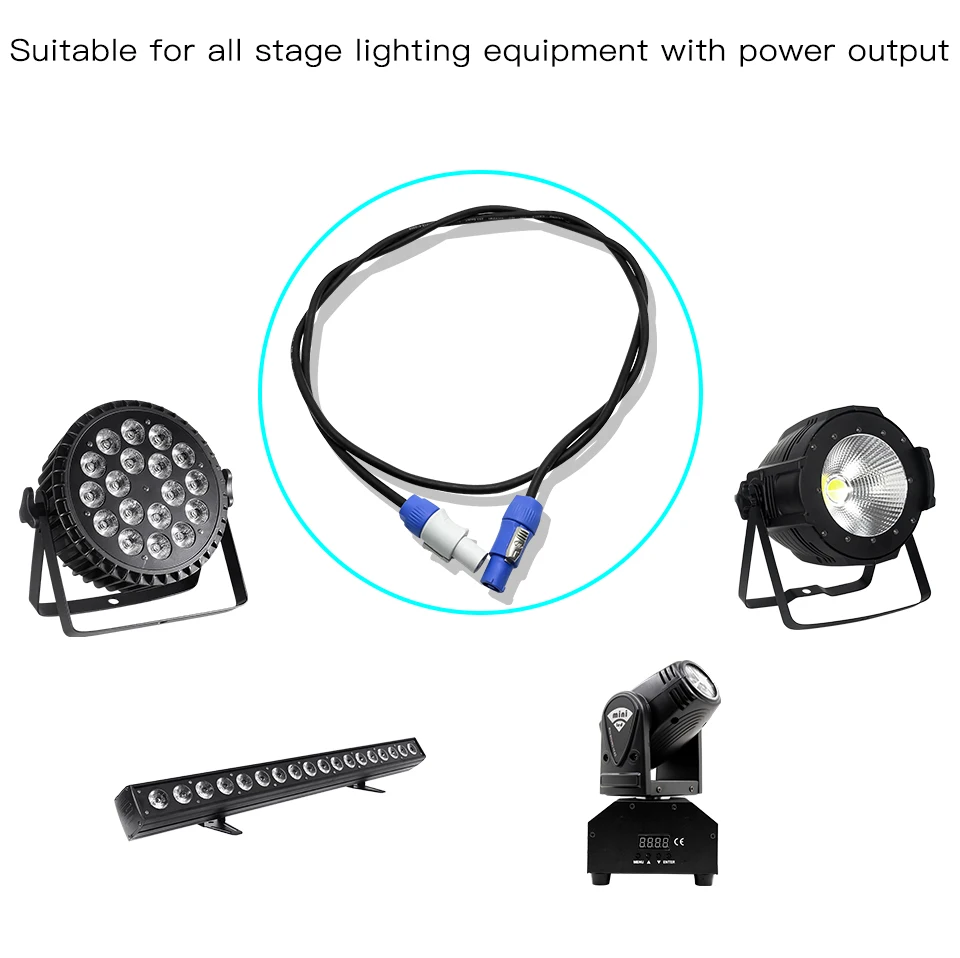 AC Powerco Kabel 1M-20M Meter 3x1,5mm Verlängerung Powercon Kabel Eingang und ausgang Für Strahl Moving Head Licht Led Par Licht COB Licht – Detail 3