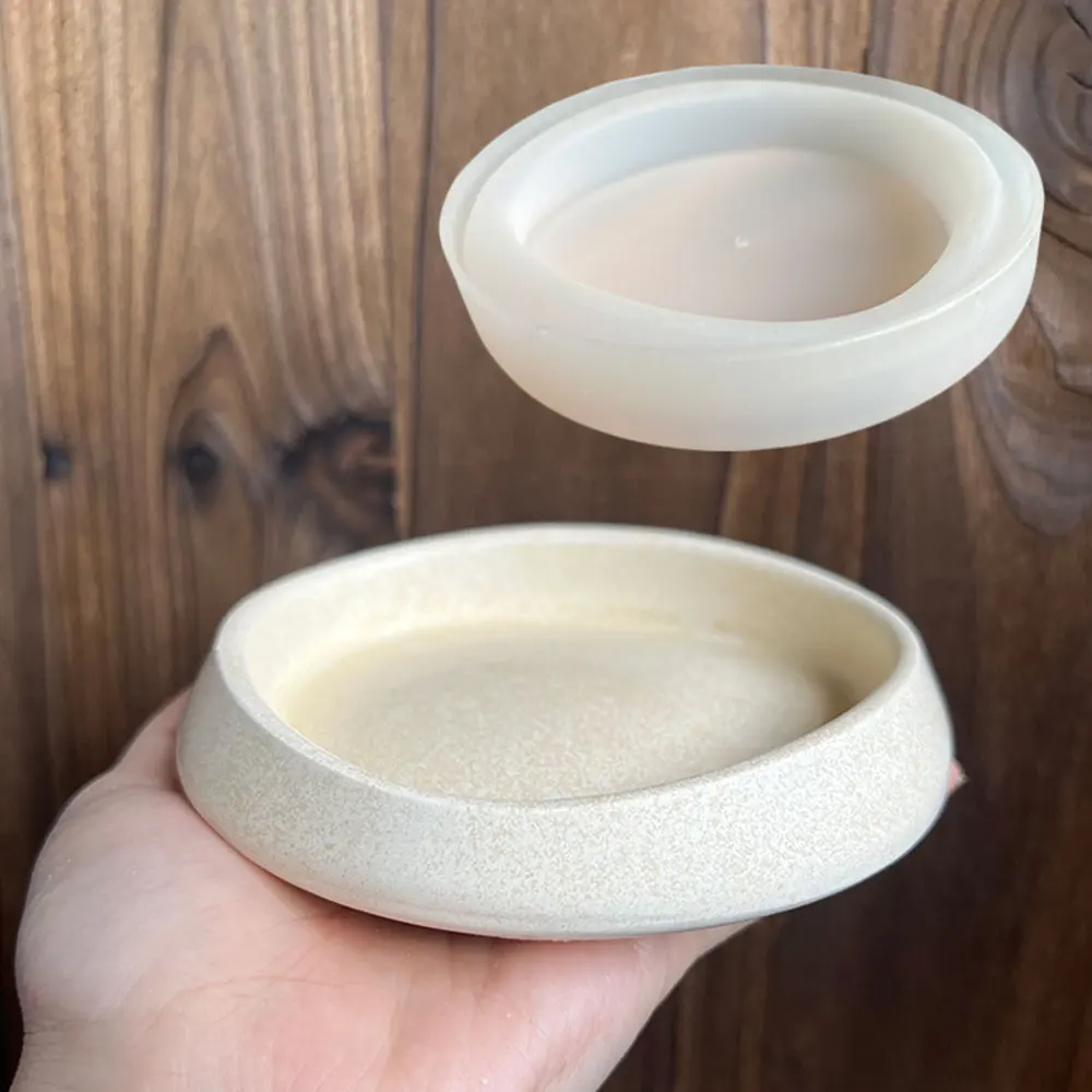 Jewelry Rings Display Tray Silicone Molds DIY Concrete Plaster