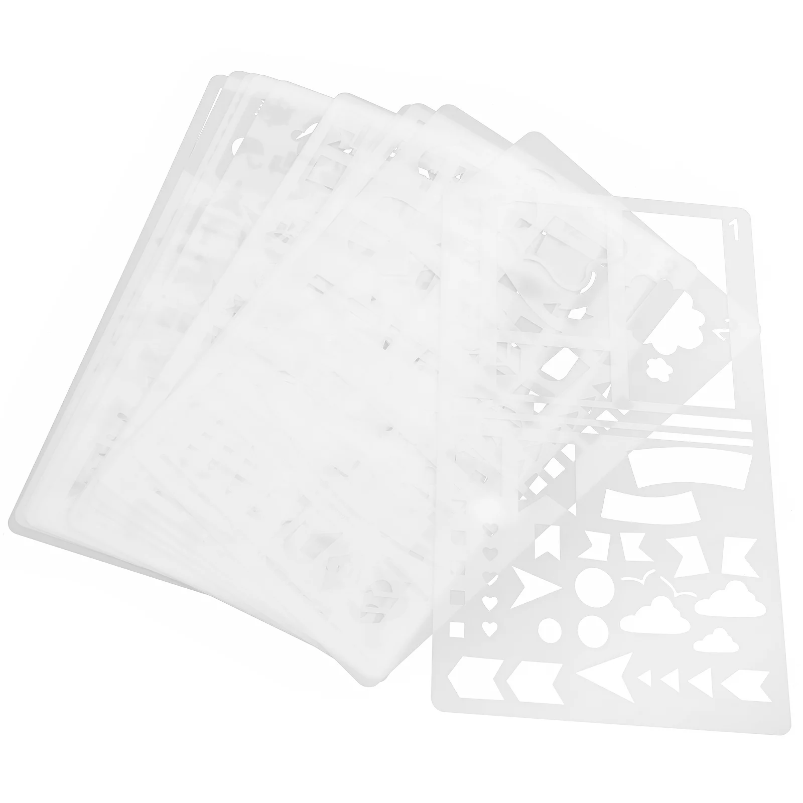 

12 Pcs DIY Graffiti Spray Painting Stencils Hollow Out Decorative The Pet Planner