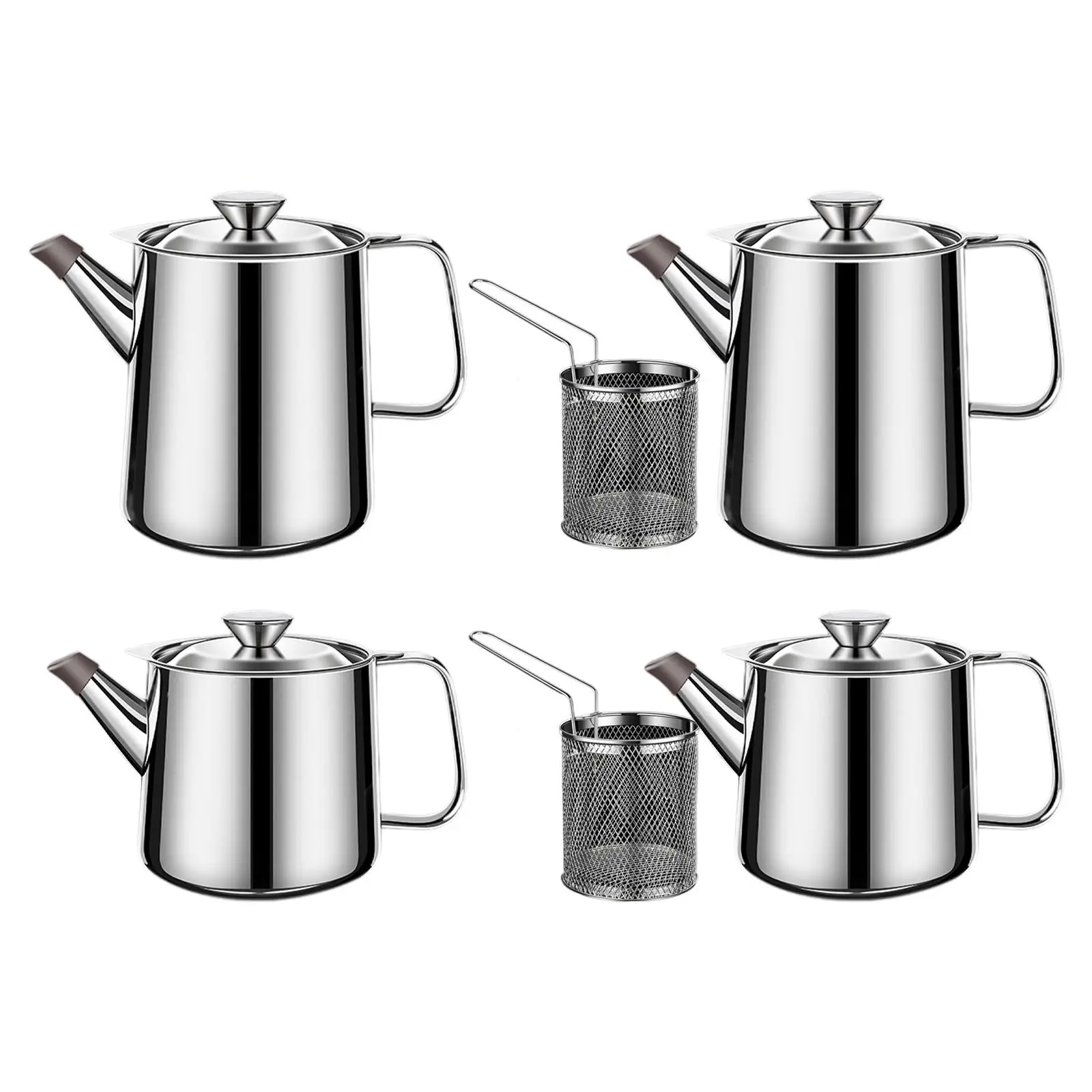 

Контейнер для смазки с фильтром 304, контейнер для масла из нержавеющей стали для кухни