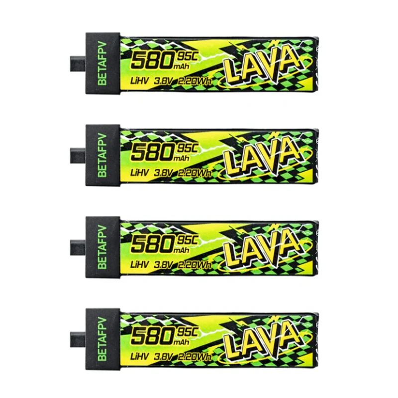 BETAFPV NEW LAVA II 1S 580 мАч аккумулятор для Air75, Meteor75 Pro Whoop Drone FPV для 6 портов 1S зарядное устройство и адаптер thumbnail 3