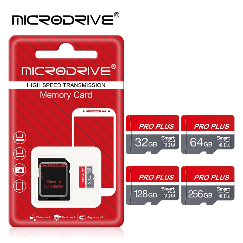 오리지널 메모리 카드 256GB 128GB 64GB U3 32GB 16GB 8GB 4GB 미니 SD 카드 Class10 UHS-1 플래시 카드 저장 메모리 TF SD 카드