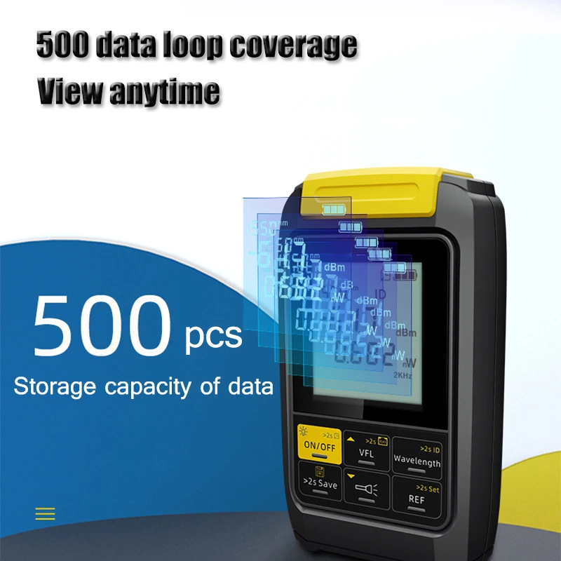 20MV Mini 4 in 1 Fiber Optical Power Meter FTTH JR45 Network Cable Test Tool -50～+30dbm VFL Visual Fault Locator Tool Kit