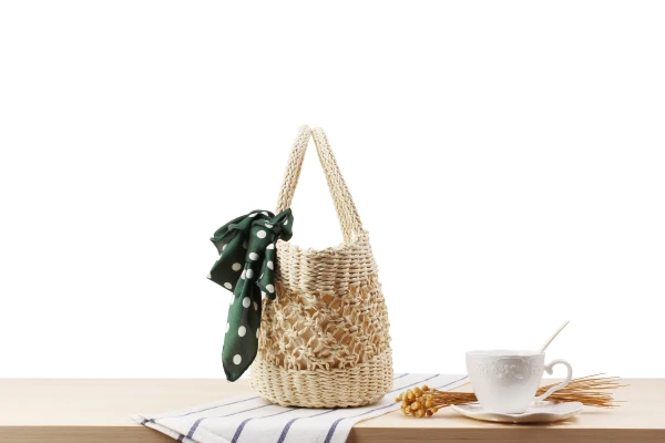 wristlet clutch Woman Handbags Straw Summer Bags For Women Woven Tote Knitting Large Capacity Beach Travel Bucket Shopper Shoulder Women's Bag women's bags big