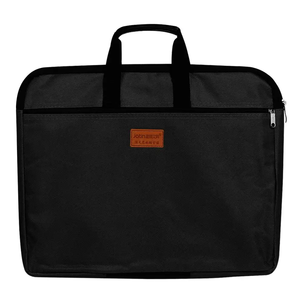 A4 Portable File Bag Waterproof Canvas Oxford Cloth Multi-layer Information Bag File Folders Business Documents Bags Handbag