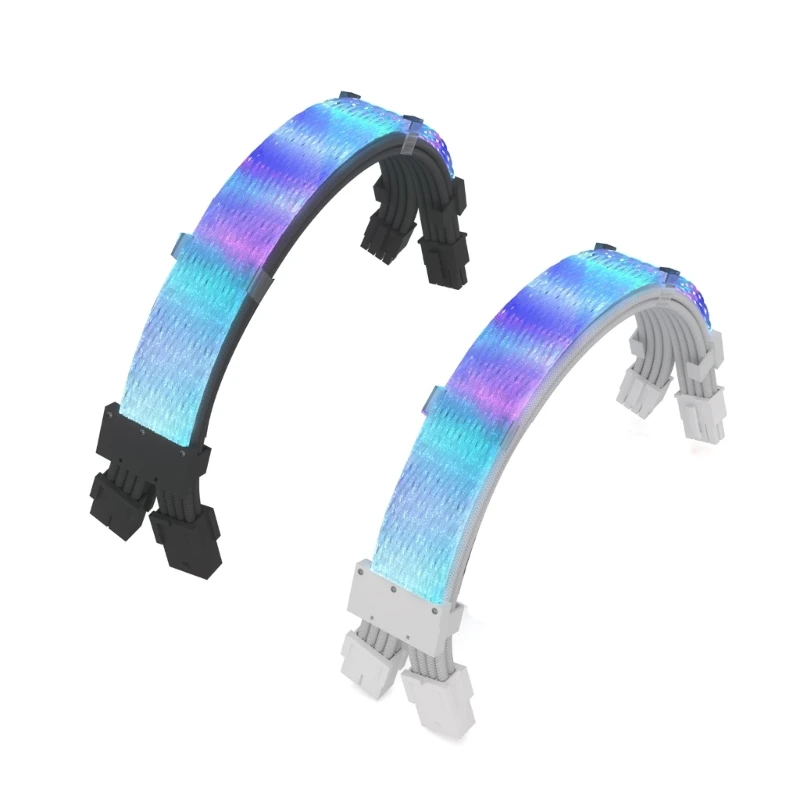 LED Soft Silicone Tube Power Extension Cable ARGB 24Pin Extension Cable Dropship
