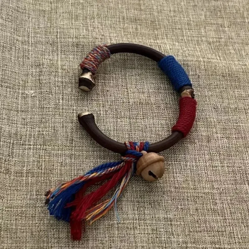 Natural Chicken Blood Vine Tibetan Bracelet - image 4