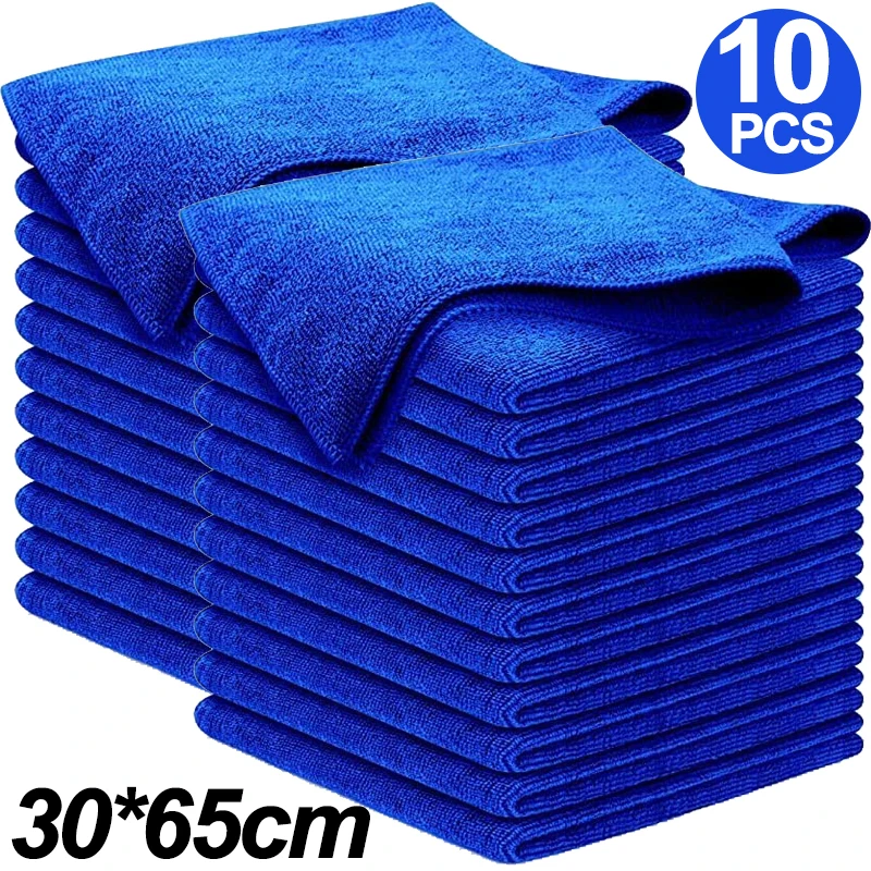 Thin Microfiber Towels Fast Drying Car Cleaning Cloth Auto Detailing Polishing Towel Household Bathroom Kitchen Duster Rag