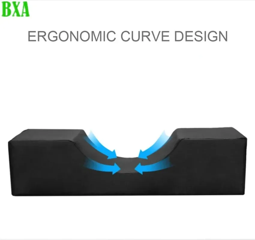 Neck Support Lash Pillow Eyelash Soft Pillow Grafting Eyelashes Memory Foam Eyelash Extension Pillow with Pocket Makeup Salon