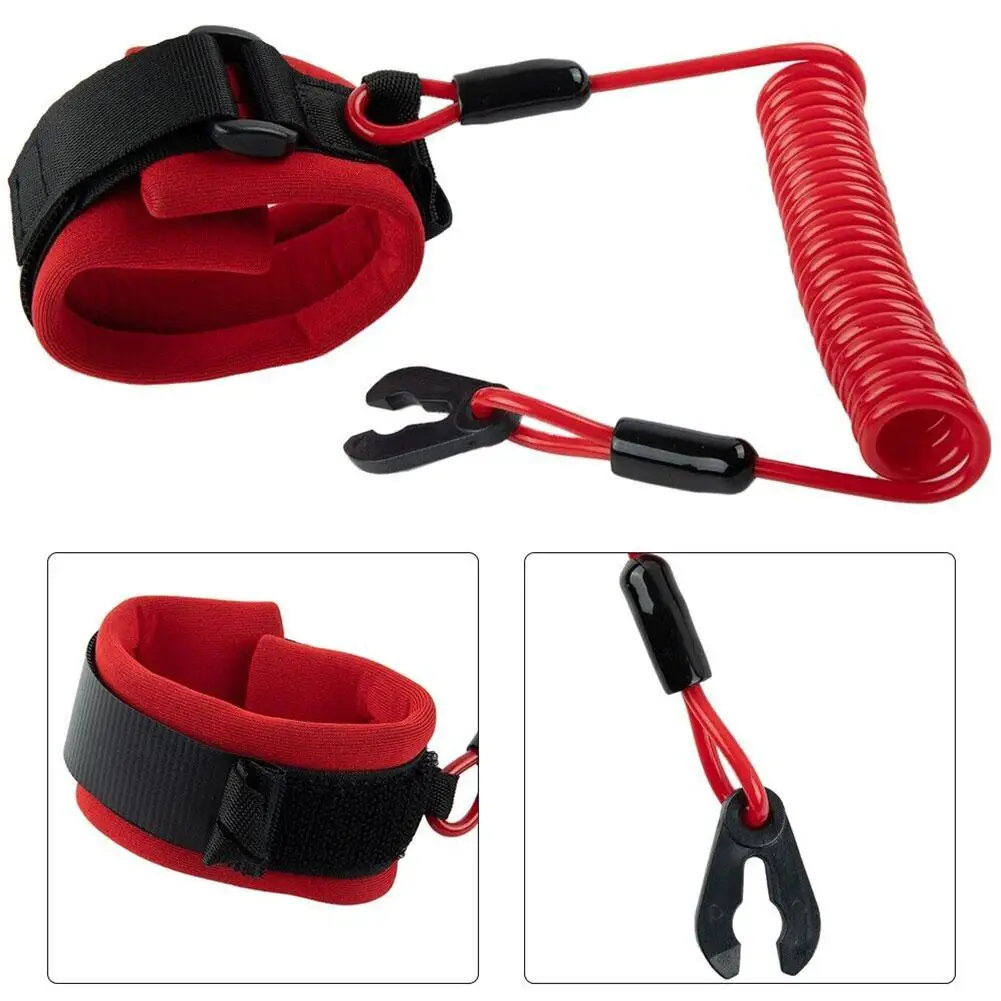 Engine Kill Switch Boat Safety Lanyard Tether Cord For Jet Ski JT900 JT1100 Most Board Engine Parts Accessories