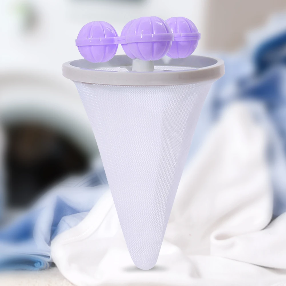 Floating Hair Filter Lint Removal Pouch for Washing Machines