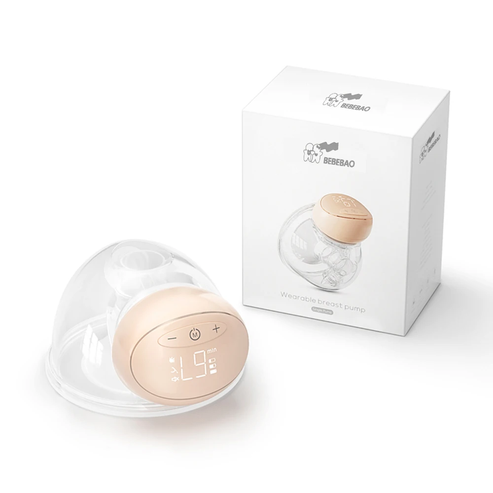 BEBEBAO  P7 Wearable Electric Breast Hands Free Milk Pump LED 3 Modes 10 Levels of Suction 240mL Capacity Food-grade Material 6