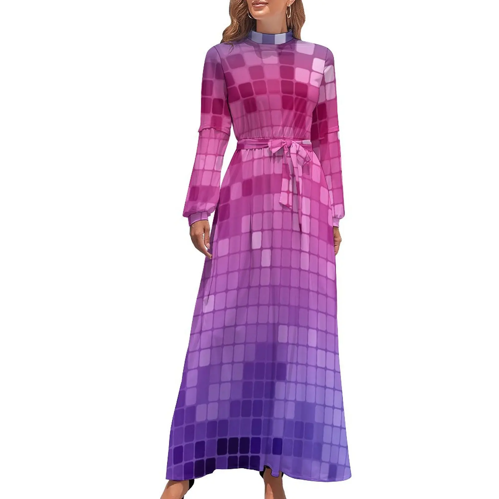 thumbnail image 1 of Vestido largo Disco Party Fever Vestidos de novia ropa de mujer Corea con estilo, 1 of 5