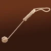 43.5CM Hemp Rope Bull Whip Cow Hide Horse whip for Horse Training Crop Whip 2