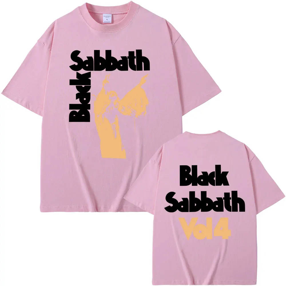 Black Sabbath Ozzy Osbourne Vol 4 Album Graphic T-shirt Men